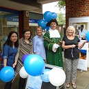 Abingdon Court team with the Town Crier