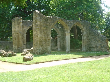 Trendells Folly.  Made to look like the remains of and ancient building.