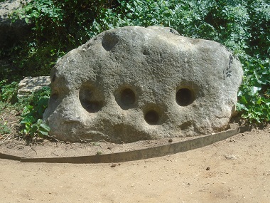 Strange shaped large rock