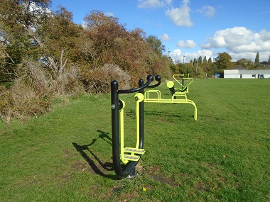 Adult exercise equipment.