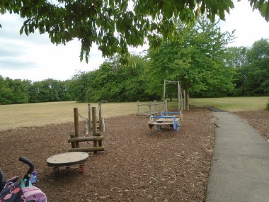 Pat of children's play area