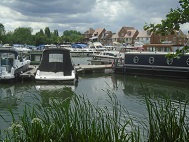 Boats in marina