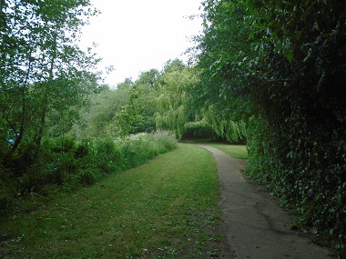 Part of path around the park.